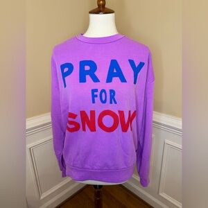 Aviator Nation Purple Sweatshirt